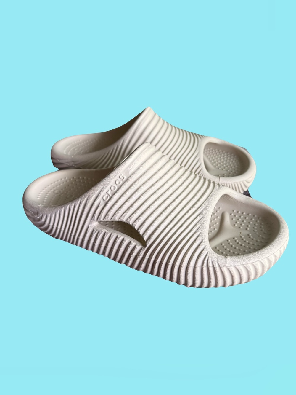 CROCS Unisex Adult Mellow Tide Recovery Slide 6 (mens 4) NWOT Non-slip Soles